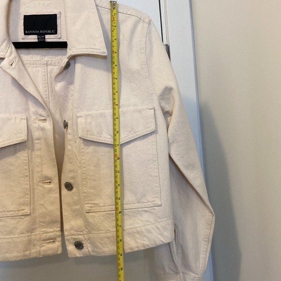 Cream Cropped Jacket | XS | Banana Republic - Picture 4 of 6